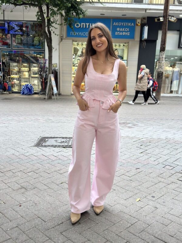 Σετ τζιν peplum