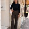 Παντελόνι καμπάνα λεοπάρ