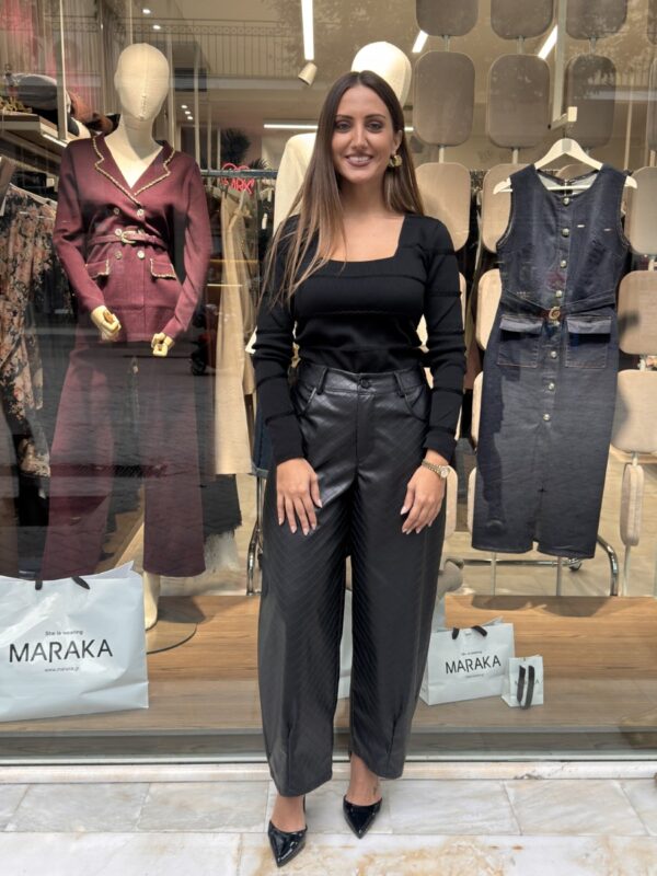 Eco Leather Παντελόνι