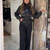 Δερματίνη Μπουφάν Δερματίνη Μπουφάν