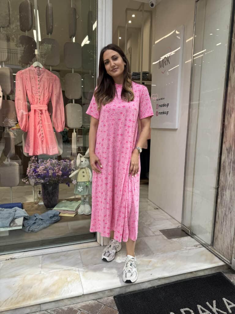 Φόρεμα λεοπάρ μακό