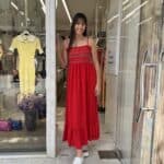 Φόρεμα με σφηκοφωλιά