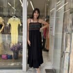 Φόρεμα με σφηκοφωλιά