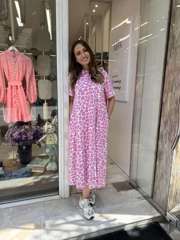 Φόρεμα λεοπάρ μακό