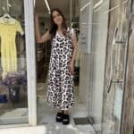 Φόρεμα λεοπάρ κίτρινο