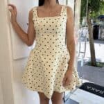 Φόρεμα Πουά Κοντό