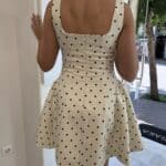 Φόρεμα Πουά Κοντό