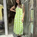 Φόρεμα λεοπάρ κίτρινο