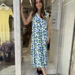 Φόρεμα λεοπάρ κίτρινο