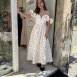 Φόρεμα πουά με καρδούλες