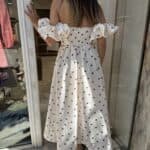 Φόρεμα πουά με καρδούλες