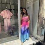 Φόρεμα maxi σατέν