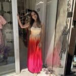 Φόρεμα maxi σατέν