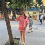 Set λεοπάρ με σορτς