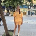 Set λεοπάρ με σορτς