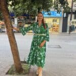 Φόρεμα maxi μακρυμάνικο