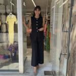 Σετ με χρυσά κουμπιά μαύρο Σετ με χρυσά κουμπιά Χακί