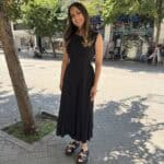 Φόρεμα Αμάνικο με ζώνη