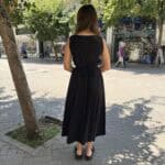 Φόρεμα Αμάνικο με ζώνη