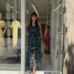 Φόρεμα Βολάν Λαχανί