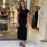 Φόρεμα αμάνικο με Βάτα