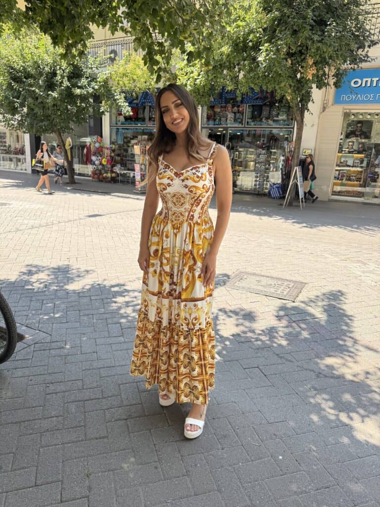 Φόρεμα maxi με cups