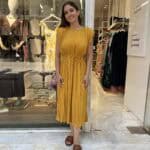 Φόρεμα αμάνικο με Βάτα