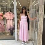 Φόρεμα ροζ Φόρεμα με cups