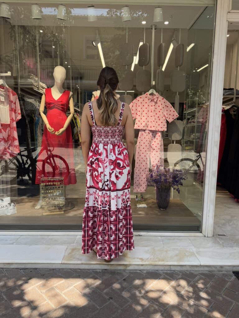 Φόρεμα maxi με cups