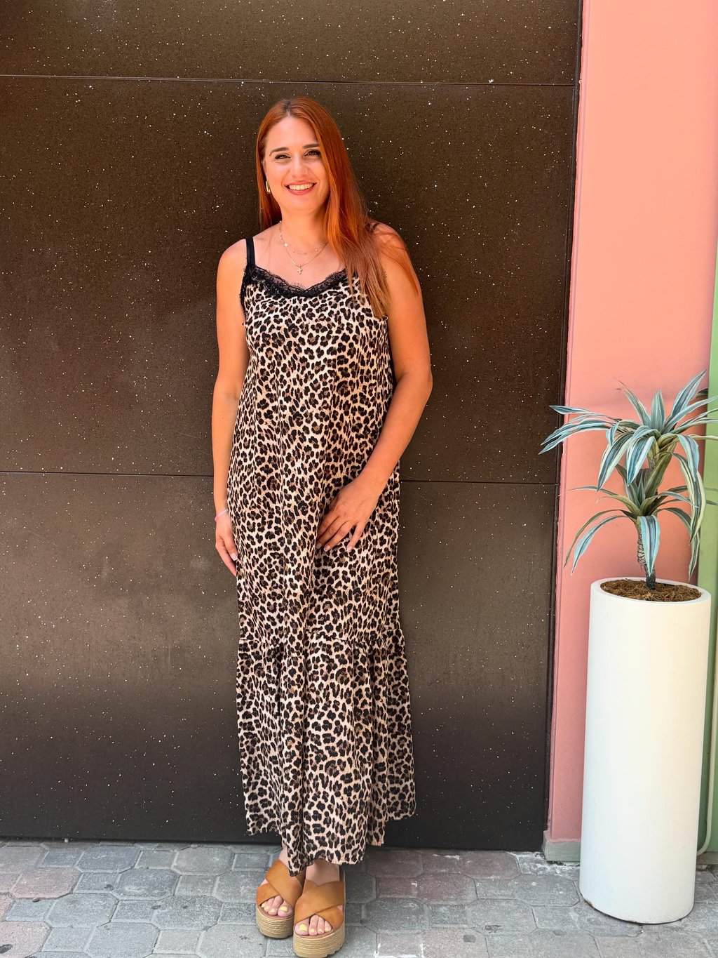 Φόρεμα maxi τιραντέ