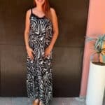 Φόρεμα maxi τιραντέ