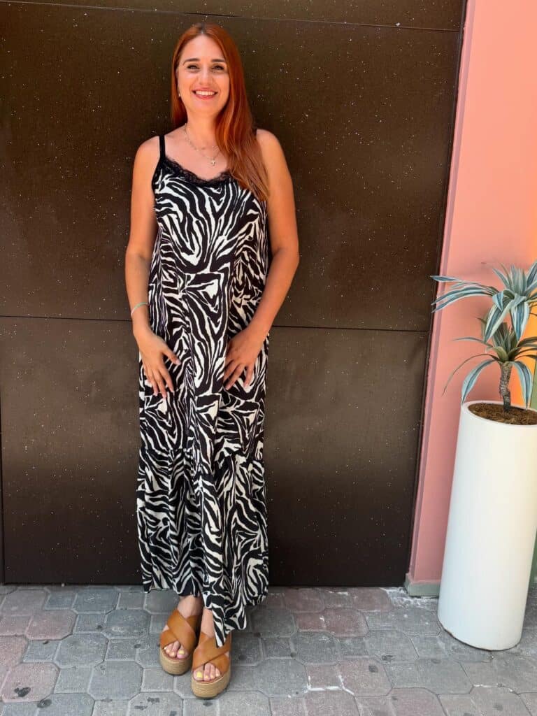 Φόρεμα maxi τιραντέ