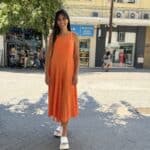 Φόρεμα με ζώνη