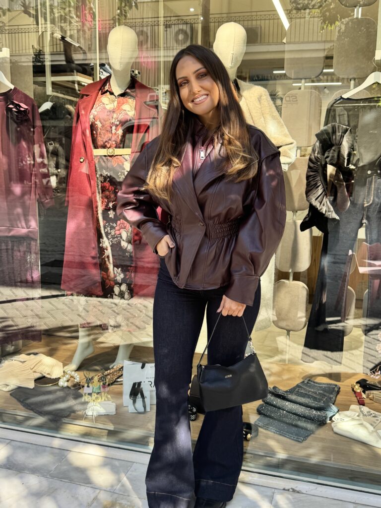 Eco leather Jacket Bordeaux