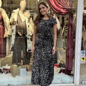 Maxi φόρεμα κιπούρ-δαντέλα