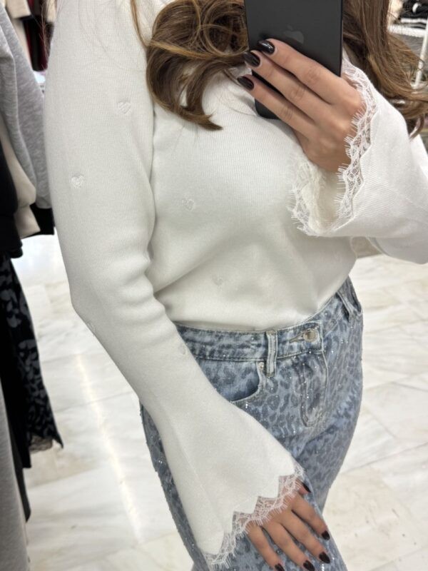 IMG_8184 Πλεκτή μπλούζα με καρδιές