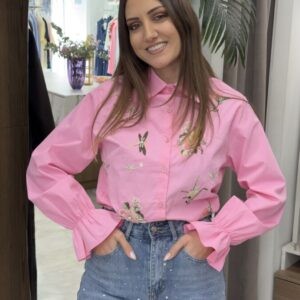 Πουκάμισο με κέντημα